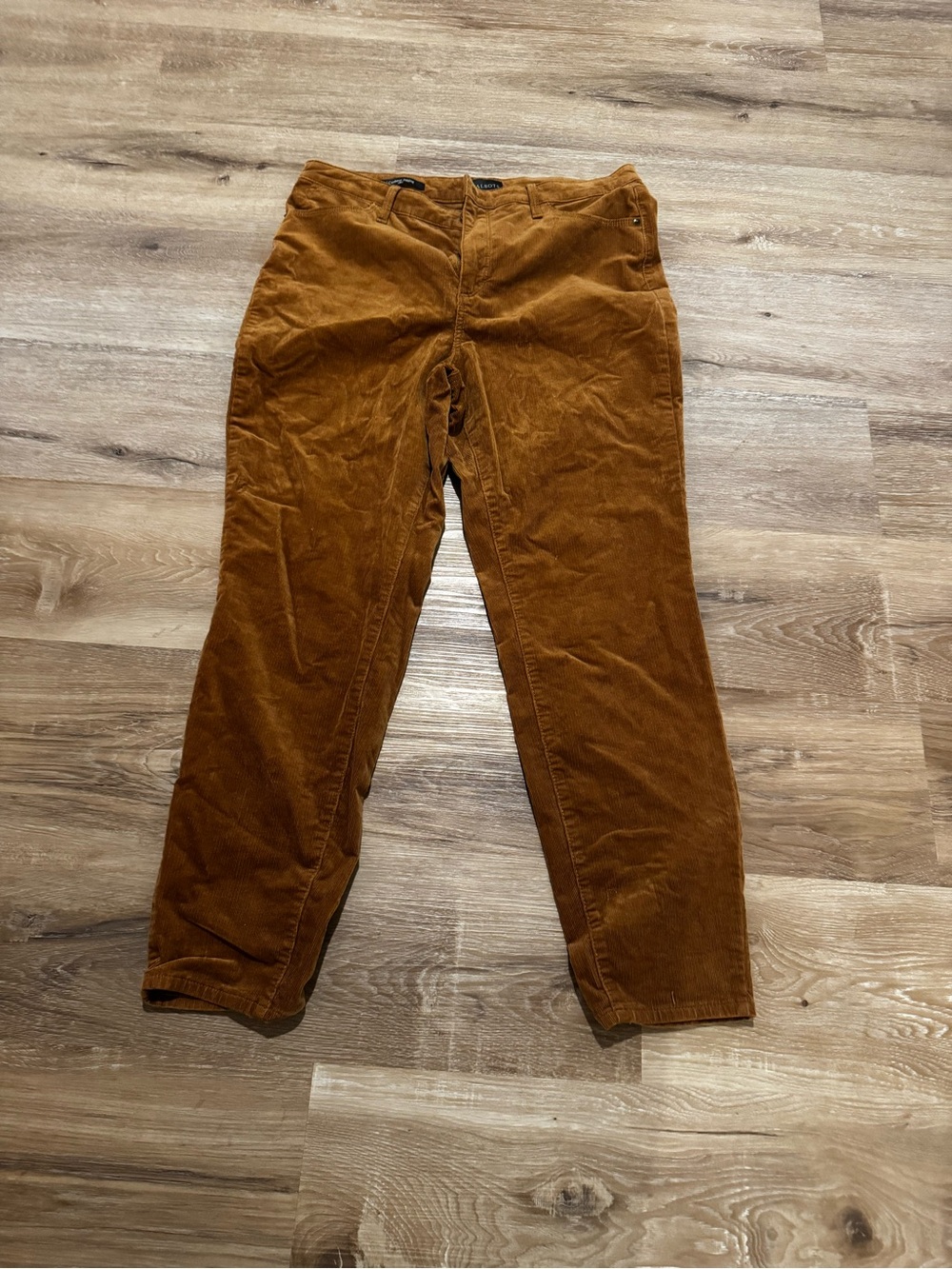 Talbots Women’s Corduroy Pants in Brown - Classic Casual Style